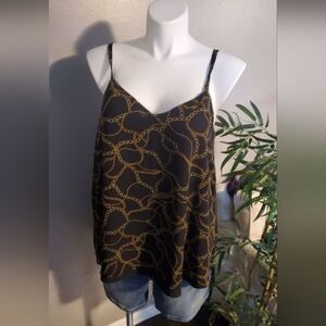 Torrid gold chain cami
